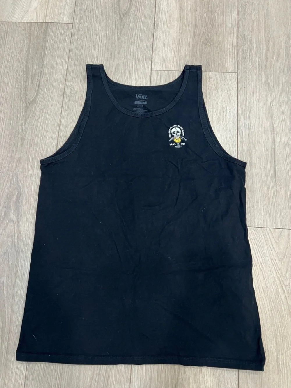 Mens Van Skull T-shirt Muscle Shirt size Large